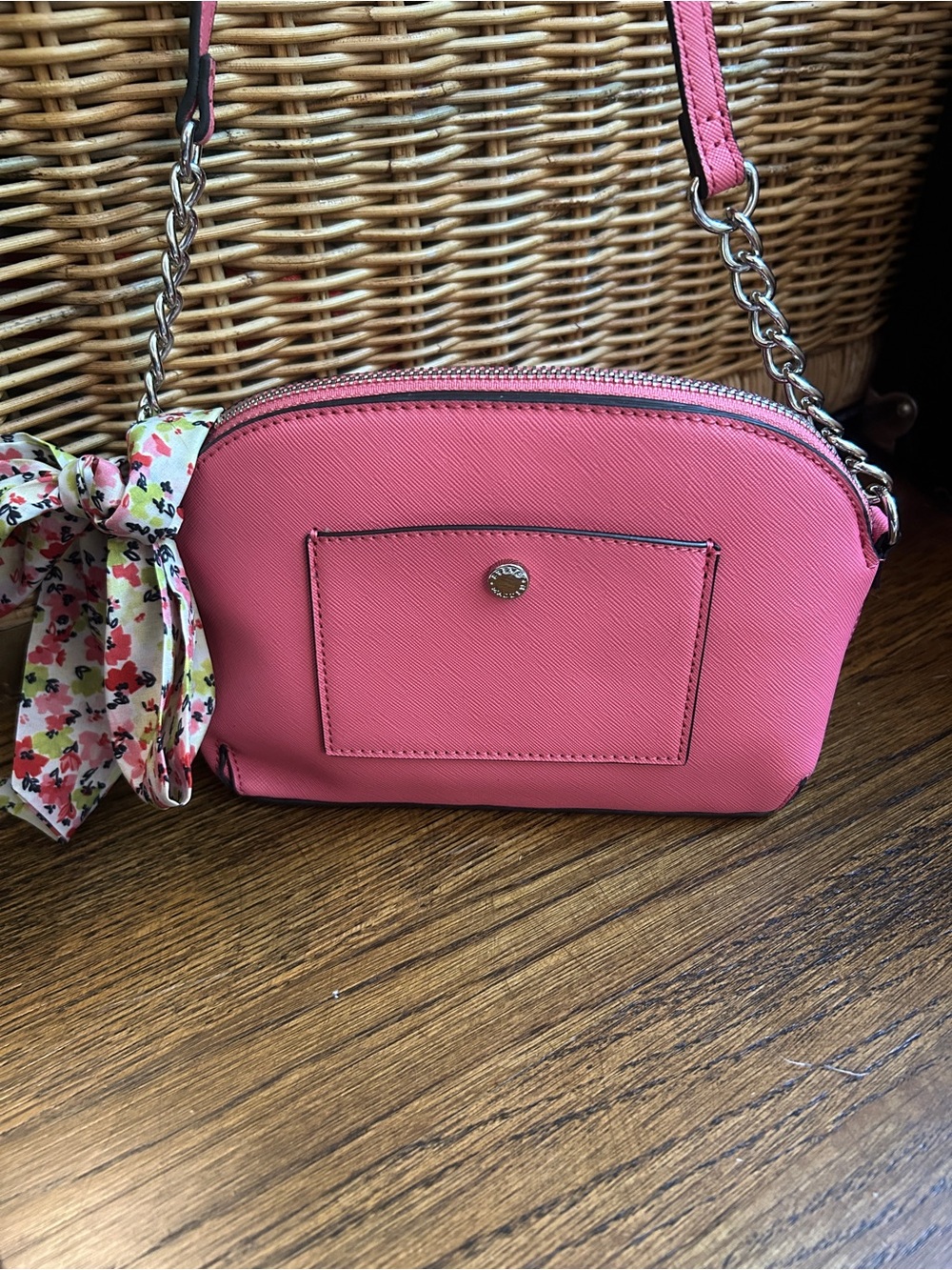 Kate Spade Pink polka dot wallet and Steve Madden Crossbody Bag - Picture 10 of 16